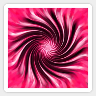 Pink Pinwheel Sticker